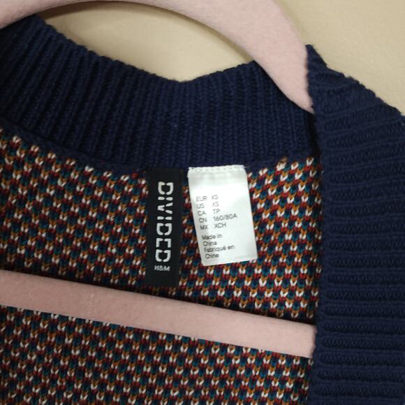 H&M Divided western open front knit cardigan Size XS - Picture 8 of 10